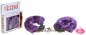 Фиолетовые меховые наручники Furry Cuffs