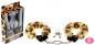 Металлические наручники с леопардовым мехом Furry Cuffs Leopard