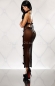 Чёрное прозрачное платье в пол с атласными бантиками Bedroom Diva LXL