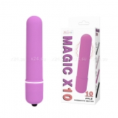Розовая вибро-пуля Magic X 10 (10 режимов)