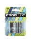 Набор из 4-х батареек ERGOLUX Alkaline  (тип AA)