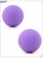 Металлические шарики с гладким фиолетовым силиконовым покрытием MAIA SILICON BALL SB1