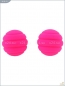Металлические шарики со спиральным розовым силиконовым покрытием MAIA SILICON BALL SB2
