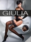 Чулки черные с силиконом Giulia ALLURE 02 3/4 (20 den)