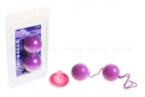 Вагинальные шарики Bi-balls фиолетовый