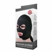 Эластичная маска-шлем с отверстием для глаз и рта