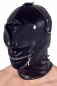 Эластичный шлем со шнуровкой для сенсорной депривации Imitation Leather Mask by fetish collection