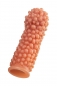 Супер рельефная насадка на пенис с пупырышками KOKOS L