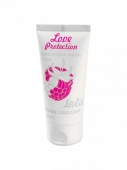 Лубрикант на водной основе с ароматом малины Love Protection Raspberry (50 мл)