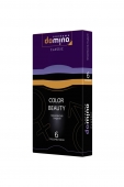 Разноцветные гладкие презервативы DOMINO Colour Beauty (6 шт)