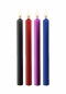 Набор разноцветных BDSM-свечей Teasing Wax Candles Large
