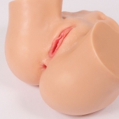 Полноразмерная вагина с анусом с двумя тоннелями KOKOS (вторая кожа)
