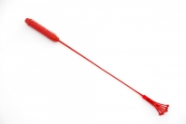 Красный латексный стек с фаллосом