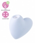 Вакуумный бесконтактный стимулятор клитора SATISFYER CUTIE HEART (11+12 режимов)