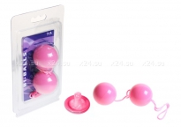 Вагинальные шарики Bi-balls розовый