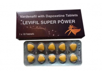 Levifil Super Power (Варденафил 40мг+Дапоксетин 60мг) препарат для увеличения сексуальной активности и длительности полового акта (10 таб.)