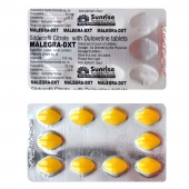 Malegra DXT (Силденафил 100, Дулоксетин 30) лекарство для лечения преждевременной эякуляции (10 таб.)