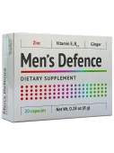 Men's Defence ("Мэнс дефенс") биологически активная добавка для усиления потенции с экстрактом корня имбиря 20 капс.