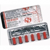 Sildalist (Силденафил 100 мг + Тадалафил 20 мг) таблетки, повышающие потенцию 6 таб.